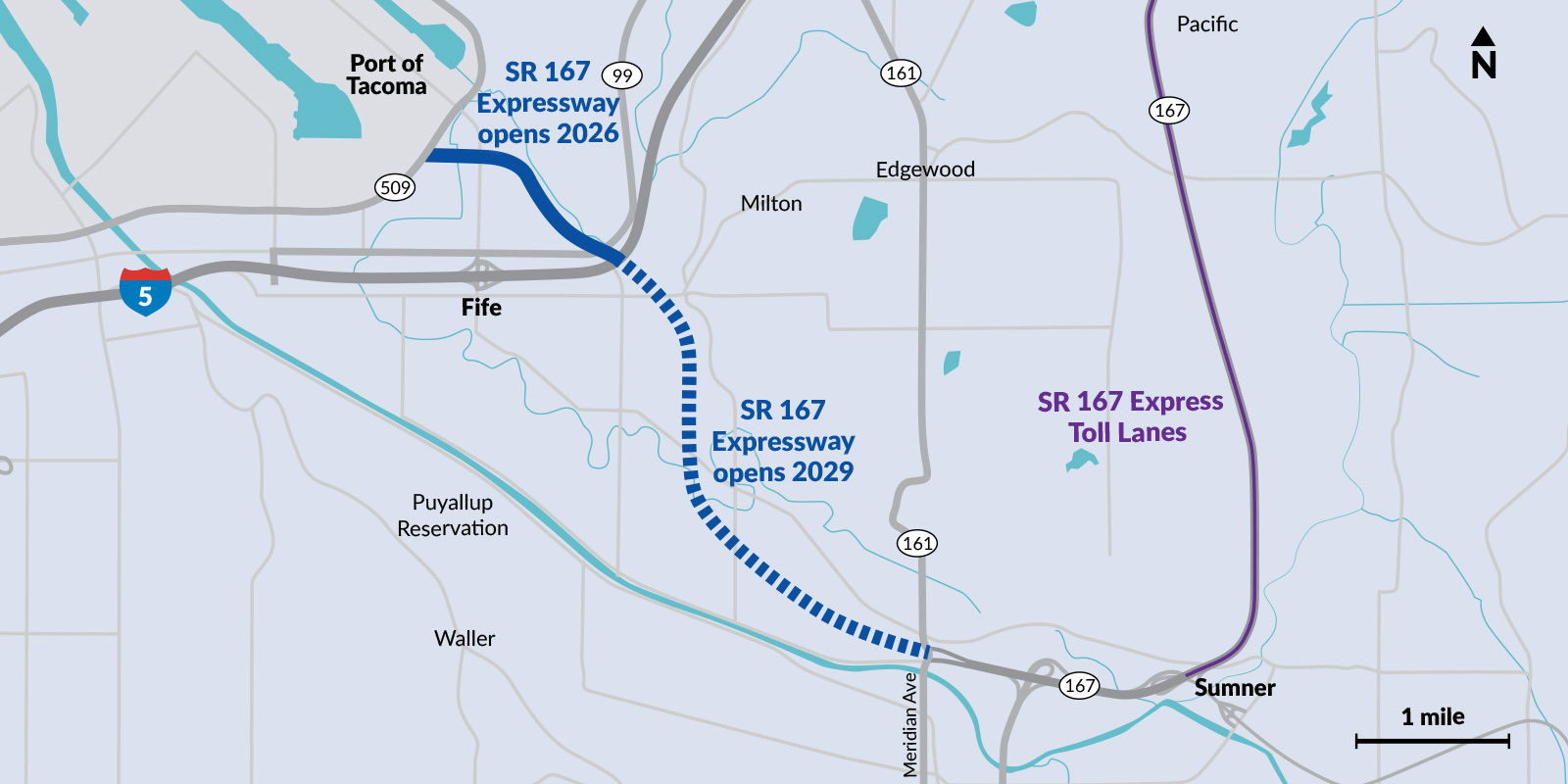 SR 167 Expressway 2029 opening
